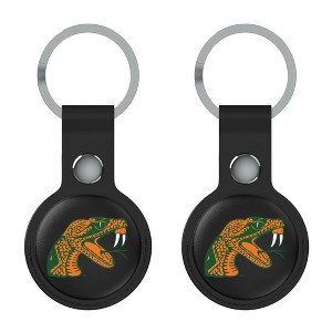 NCAA SWAC Universities Insignia Black Airtag Holder 2-Pack - 1 of 4
