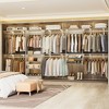 Aheaplus Set of 2 Closet Storage Organizers with Extendable Hanging Rods and Adjustable Shelves - 2 of 4