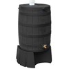 Good Ideas Rain Wizard 50 Gallon Rain Barrel Stand, Adds Optimal Room for Draining into Buckets or Pails, Increases Water Pressure & Water Flow, Black - 3 of 4