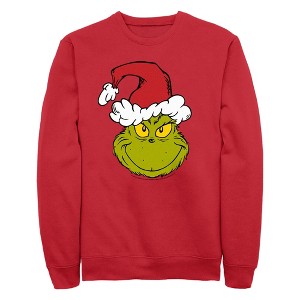 Men's Dr. Seuss Christmas Grinch You're a Mean One Sweatshirt - 1 of 4
