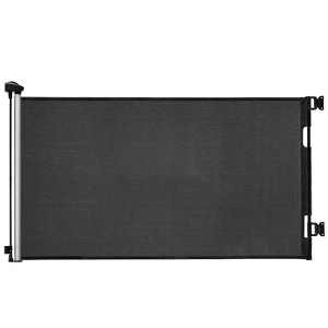 VEVOR Retractable Baby Gate, Extends to 72.8 inch Wide, 31.3 inch Tall, with Security Lock, Easy to Use, Walk Through Without Tripping, Black - 1 of 4