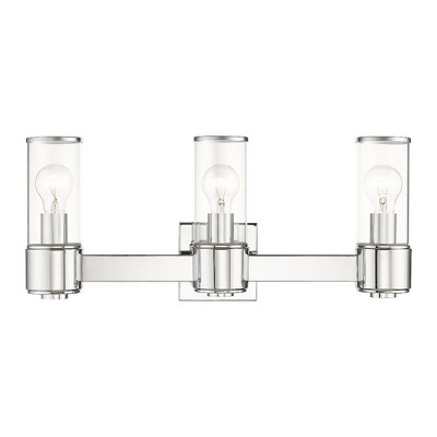 Livex Lighting Quincy 3 - Light Vanity in  Polished Chrome