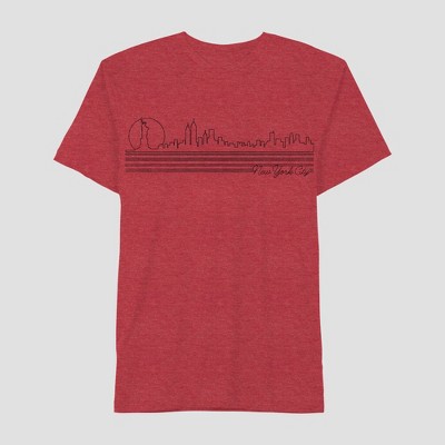 women's red t shirt target