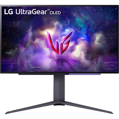 Manufacturer Refurbished LG UltraGear OLED 27GS95QE-B 27" HDR Monitor, Black