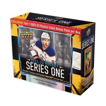 2023-24 Upper Deck NHL Series One Hockey Trading Card Mega Box