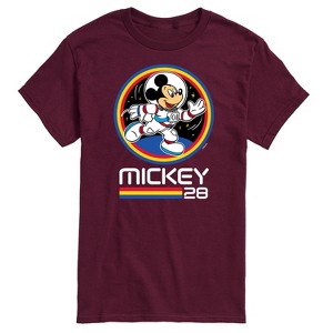 Men's - Disney - Mickey 28 Space Badge Short Sleeve Graphic T-Shirt - 1 of 4