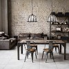 River of Goods Clemence 1-Light Black Pendant Light with Glass and Metal Shade: UL Listed, Adjustable Height - 3 of 4