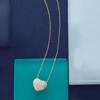 Ross-Simons 0.25 ct. t.w. Diamond Heart Pendant Necklace in 14kt Yellow Gold Size 20 - 3 of 4