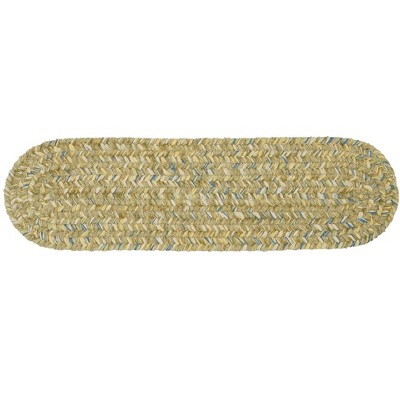Colonial Mills West Bay - Celery Tweed Stair Tread Set, 13 Pcs