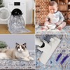 Washable Vintage Printed Rug Non Slip Low Pile Rug Soft Throw Floor Cover Foldable Indoor Carpet for Living Room Bedroom - 4 of 4