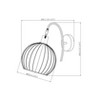 Mark & Day Laroya 15"H x 10"W x 16"D Traditional Beige Wall Lights - 2 of 2