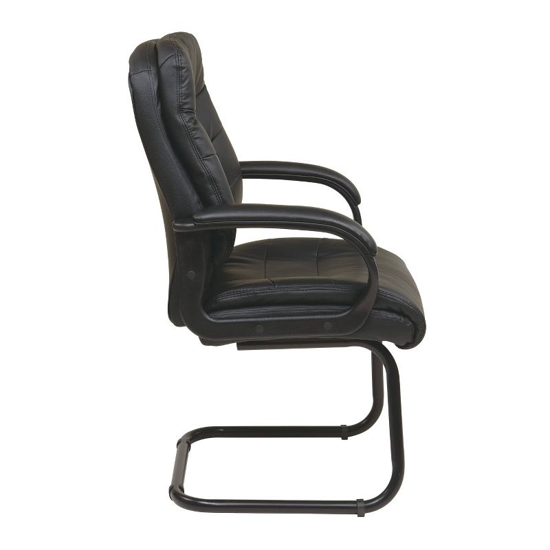 Guest Office Chair with Back Padding Black - OSP Home Furnishings, 5 of 7