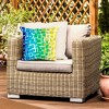 Liora Manne Visions III Geometric Indoor/Outdoor Pillow.. - 2 of 2