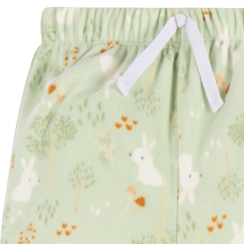 Gerber Baby and Toddler Girls' Fleece Pajamas - 2-Piece, 5 of 7