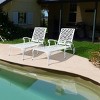 1-Piece Aluminum Cast Chaise Lounge Chair for Outdoor Poolside, Patio, Garden or Deck Weather Resistant Reclining Sun Lounger-Maison Boucle - 2 of 4