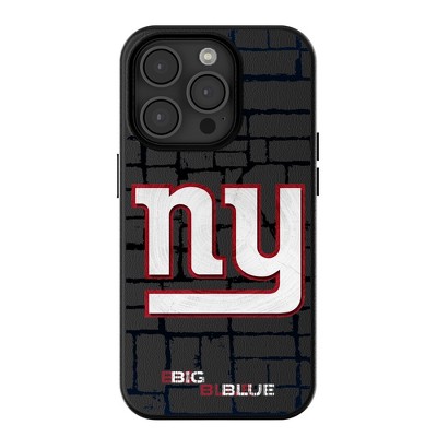 New York Giants Brick Wall MagSafe Compatible Cell Phone Case for iPhone 15 Plus