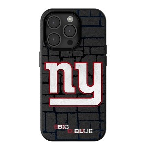 New York Giants Brick Wall MagSafe Compatible Cell Phone Case for iPhone 15 Plus - 1 of 4
