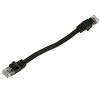 Monoprice Flat Cat6 Ethernet Patch Cable - 0.5 Feet - Black, Snagless RJ45, Flat, 550MHz, UTP, Pure Bare Copper Wire, 30AWG - Flexboot Series - 2 of 2