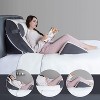 Kӧlbs Bed Wedge Pillow Chic Jacquard Cover Wedge Pillow for Sleeping and Acid Reflux, Heartburn (4 Piece Wedge Set) - 3 of 4
