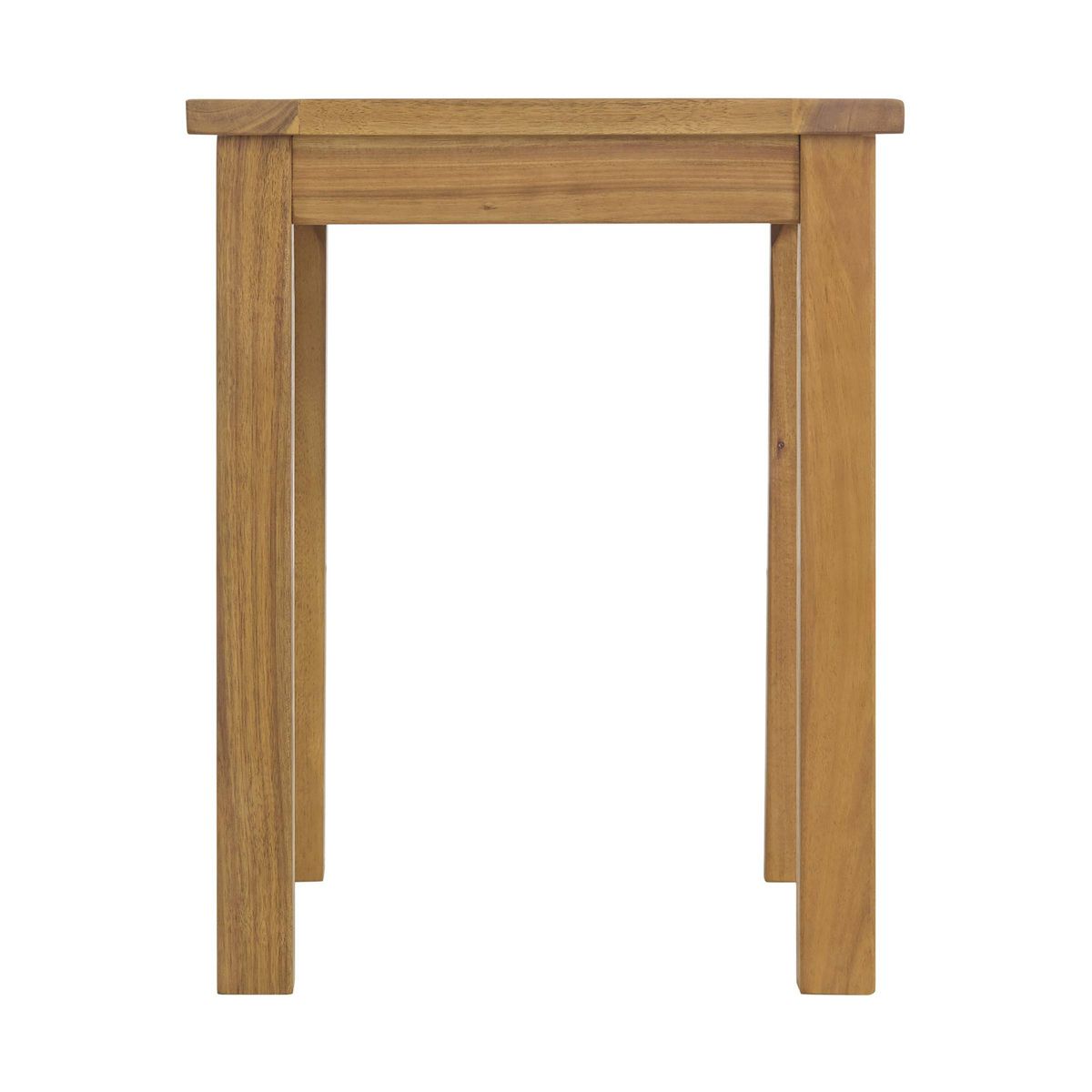 Alaterre Furniture 3pc Okemo Outdoor Patio Acacia Wood Bistro Set - thumbnail 10