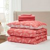 Nestl Bed in a Bag, 7pc Comforter Set Botanical Design, Modern Comforter Sets with Sheets, Bed in a Bag Bed Set - 3 of 4