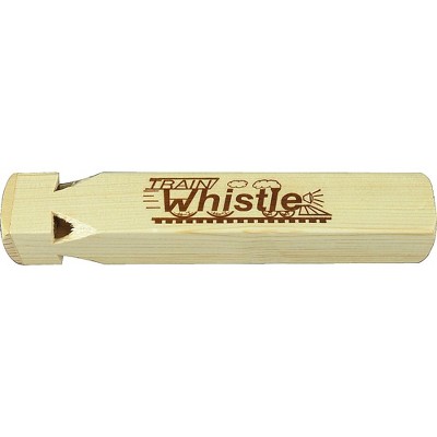 wooden train whistle target