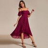 Ever-Pretty Spaghetti Strap Cold Shoulder Chiffon A-Line Wedding Guest Dresses - image 4 of 4