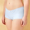 Women's Picot Bow Trim Low-Rise Cheeky Boyshorts - Wild Fable™ - 4 of 4