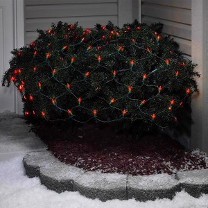 Celebrations LED Mini Red 100 ct Net Christmas Lights 6 ft. - 1 of 1