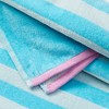 2pk 30" x 60" Print and Stripe Cotton Beach Towels - Great Bay Home - 3 of 4