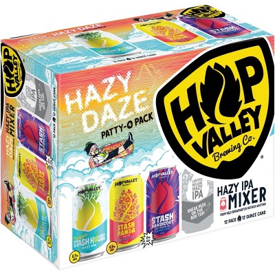 Hop Valley Hazy Daze Hazy IPA Hop Mixer - 12pk/12 fl oz Cans