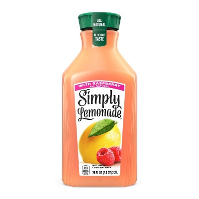Simply Beverages Lemonade with Raspberry Juice - 76 fl oz