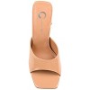 Journee Collection Womens Kammali Tru Comfort Foam Open Square Toe Block Heel Sandals Mocha 8.5 - 4 of 4