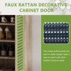 VYNXARIA Shoe Cabinet, Wooden Shoe Storage Cabinet,5-TIERS Shoe Rack with Breathable Rattan Doors - 4 of 4