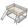NicBex Bunk Bed with Convertible Slide,Wood Bunk Beds with Ladder and Guardrail,Bunk Bed Frame for Kids,Box Spring Not Required - 4 of 4