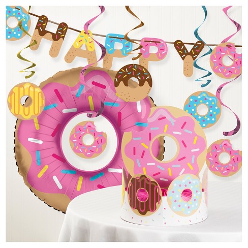 Donut Time Birthday  Party  Decorations  Kit  Target