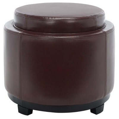 Round Storage Tray Ottoman Cordovan Safavieh Target   GUEST 71b2f8e1 9d4f 4e3e 83fa 1f9650457ff4