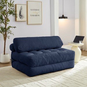 Mjkone Folding Sofa Bed, Convertible Sleeper Chair with Pillow - 1 of 4