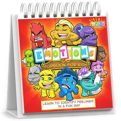 Lupash Games Monsters Emotions Flipbook for Kids Age 3+