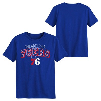 NBA Philadelphia 76ers Youth Boys' Cotton T-Shirt - S : Target