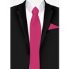 Jacob Alexander Men's Solid Color Neck Tie - 3 of 4