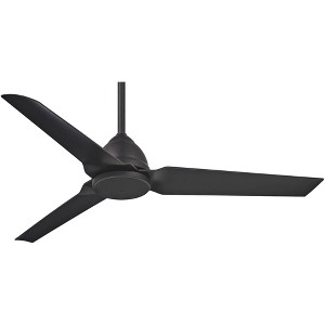 54" Minka Aire Modern Indoor Outdoor Ceiling Fan with Remote Control Coal Wet Rated for Patio Exterior Porch Gazebo Garage Barn - 1 of 4