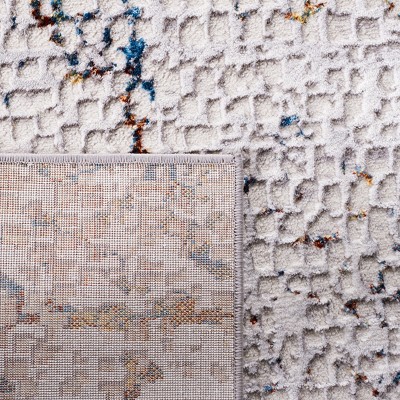 Amelia Hand-Knotted Gray Synthetic 54" Area Rug
