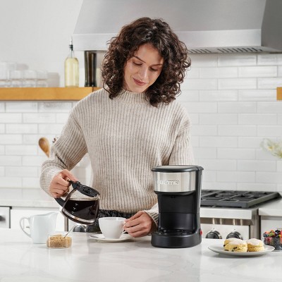 Gourmia 5 Cup One-Touch Switch Coffee Maker with Auto Keep Warm Black: Small Drip Coffee Machine, 700W, Basket Filter ‼️has stains‼️and has mild scratches ‼️