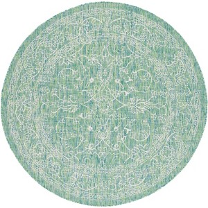 Courtyard CY8680 UV & Stain Resistant Non-Shedding Power Loomed Indoor/Outdoor Rugs - Safavieh - 1 of 4