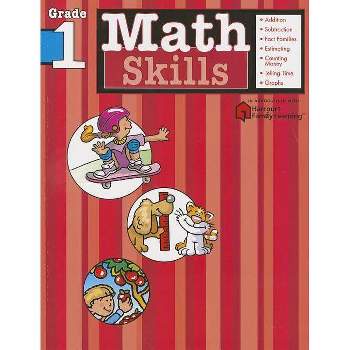 Math Skills, Grade 1 - (Flash Kids Harcourt Family Learning) by  Flash Kids (Paperback)