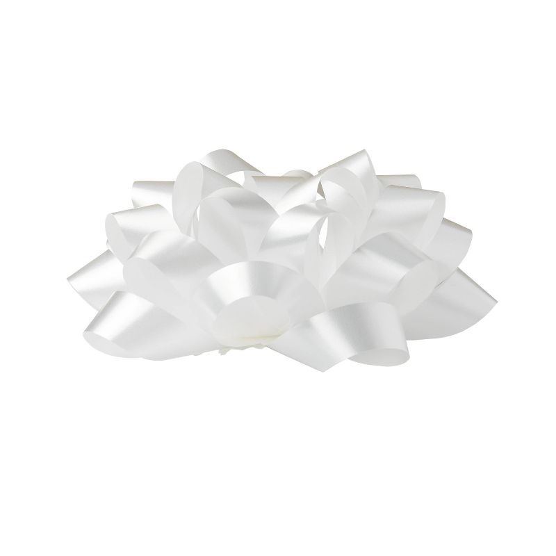 6&#34; Large White Gift Bow - Spritz&#8482;, 3 of 4