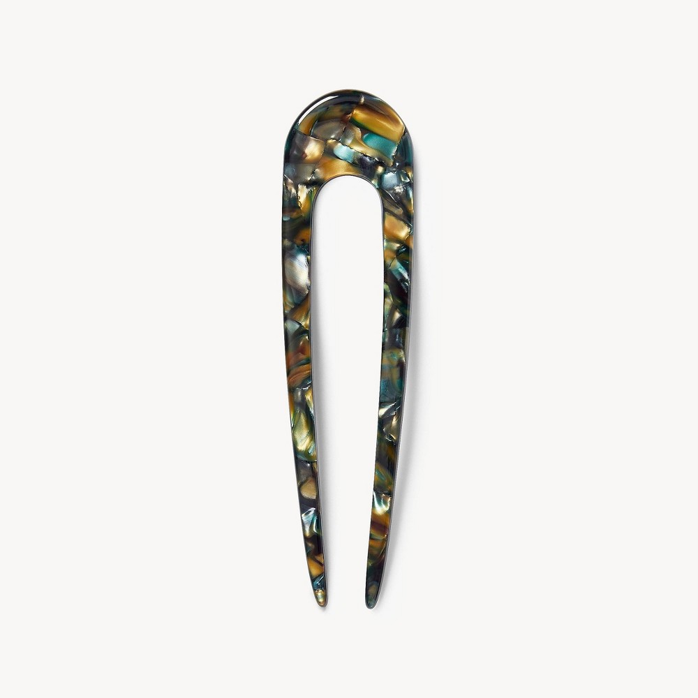 MACHETE French Hair Pin Clips And Pins - Green Tortoise - Beauty Studio