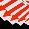 Unique Bargains Waterproof Removable Self-Adhesive Wall Marking Arrow Stickers 4 Inch Red 120 Pcs - 4 of 4