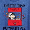 Women's - Peanuts - Sweeter Than Pumpkin Pie Short Sleeve Graphic T-Shirt - 2 of 4